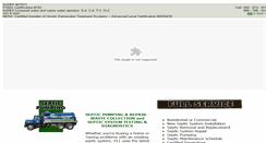 Desktop Screenshot of 911septicpumping.com